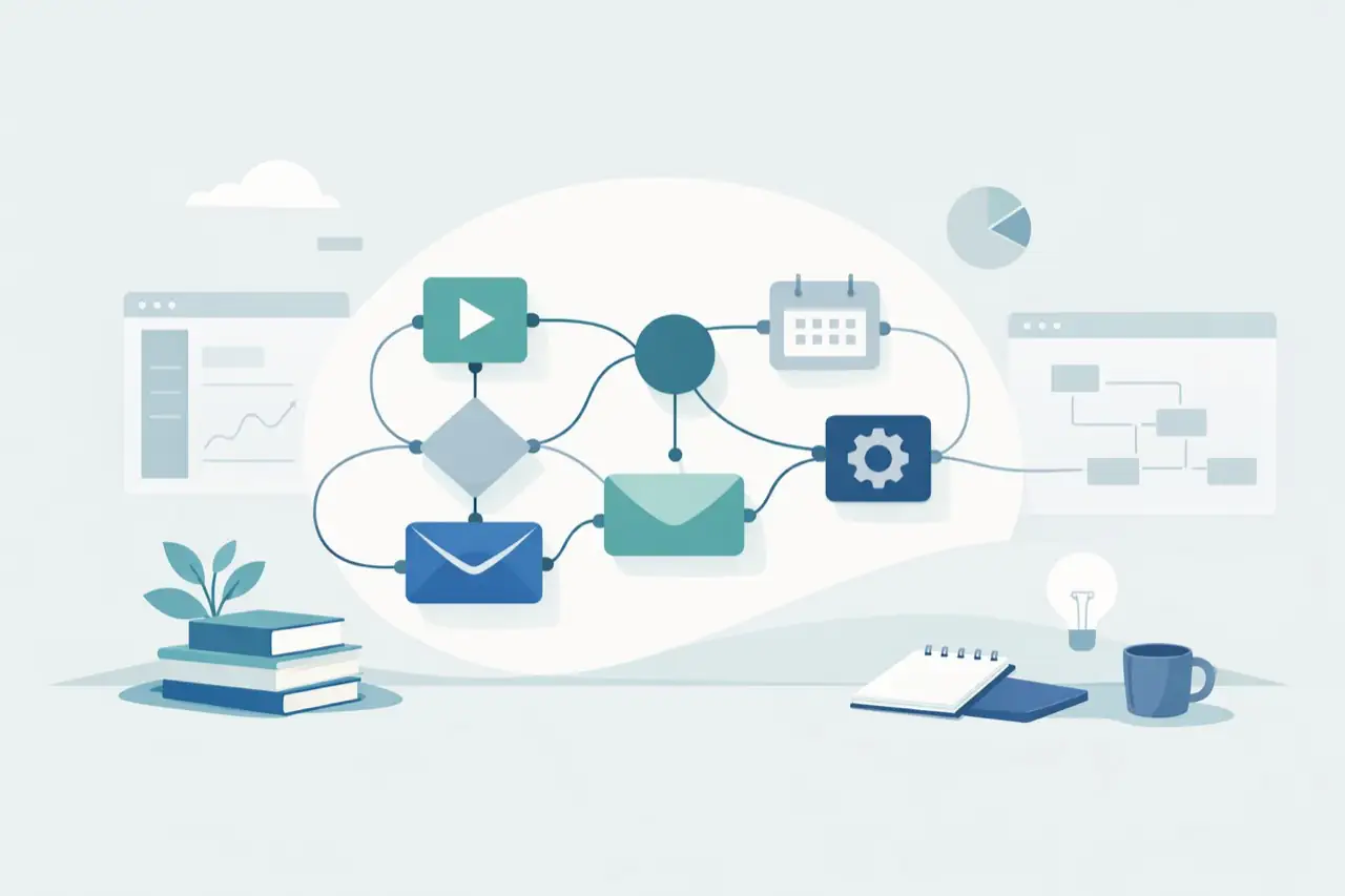 n8n 學習地圖章節開場插畫