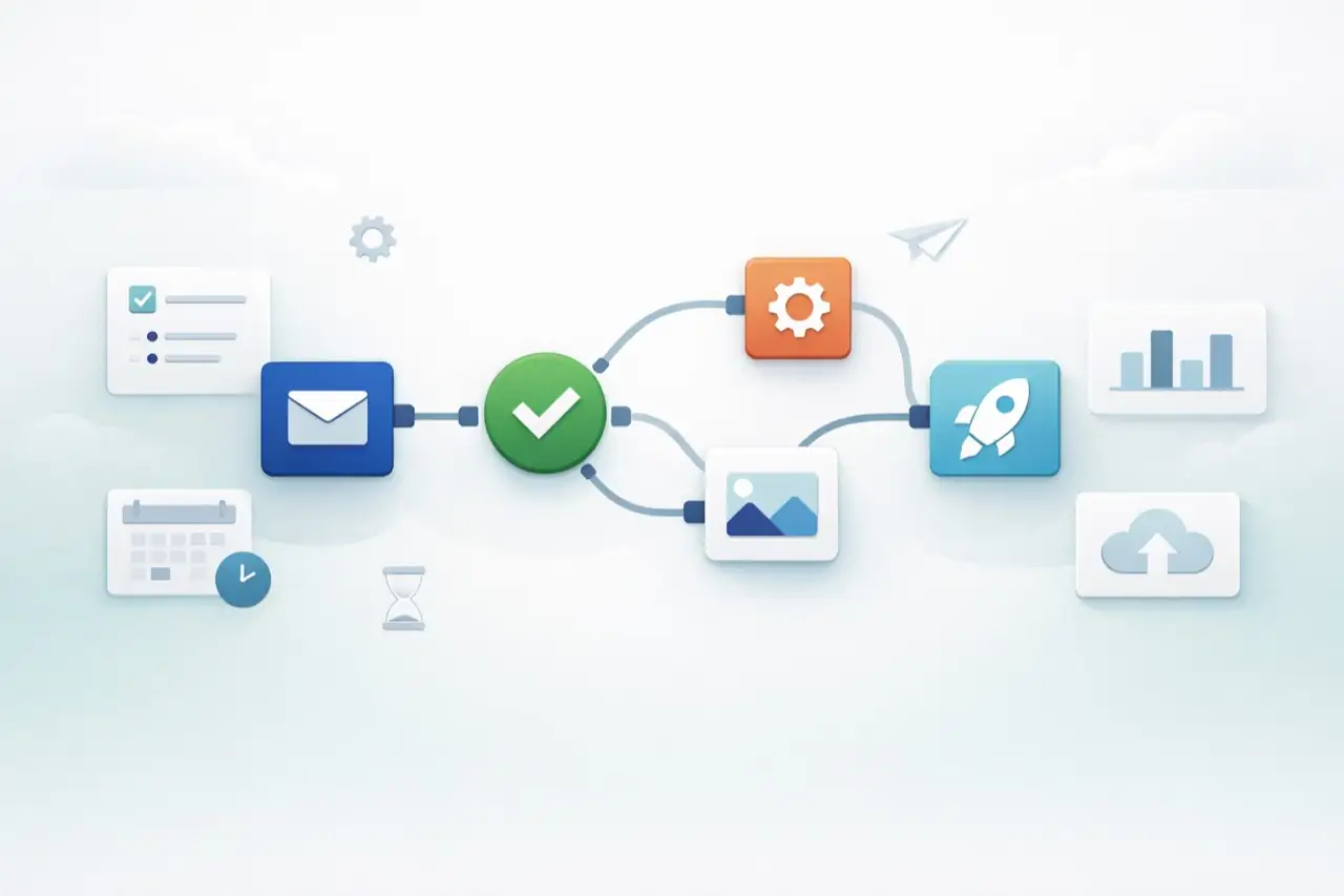 n8n 新手入門章節開場插畫