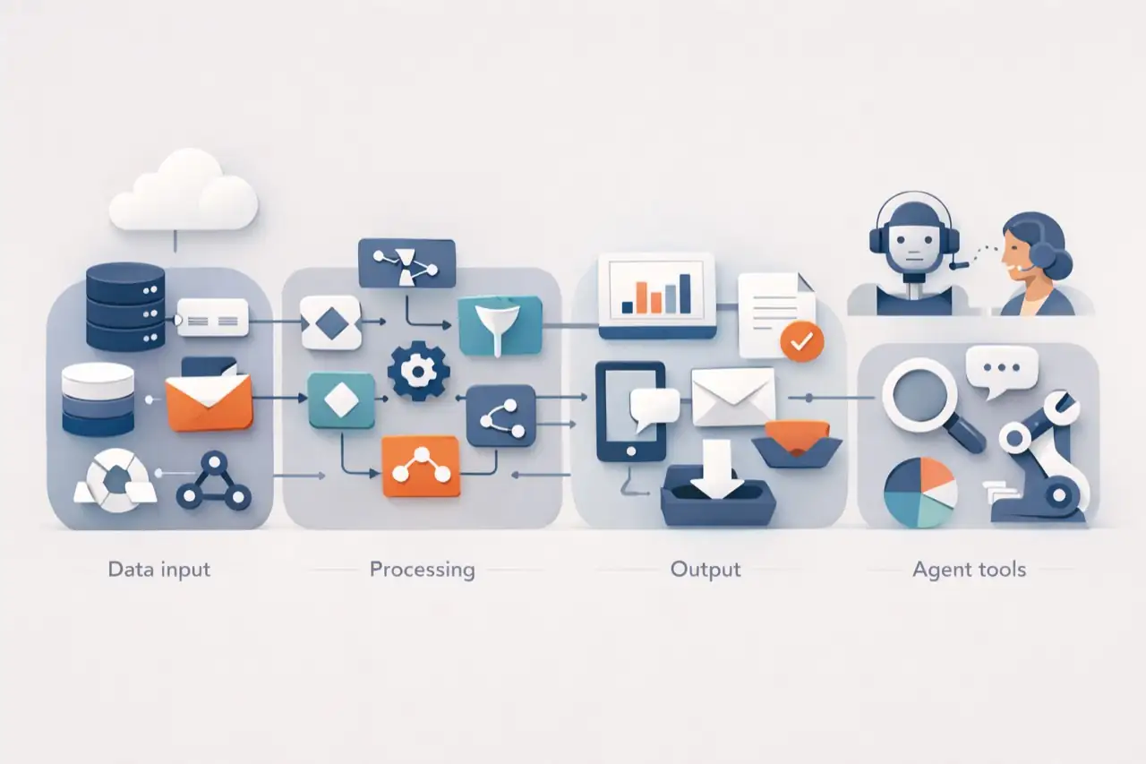 n8n Tool 教學章節開場插畫