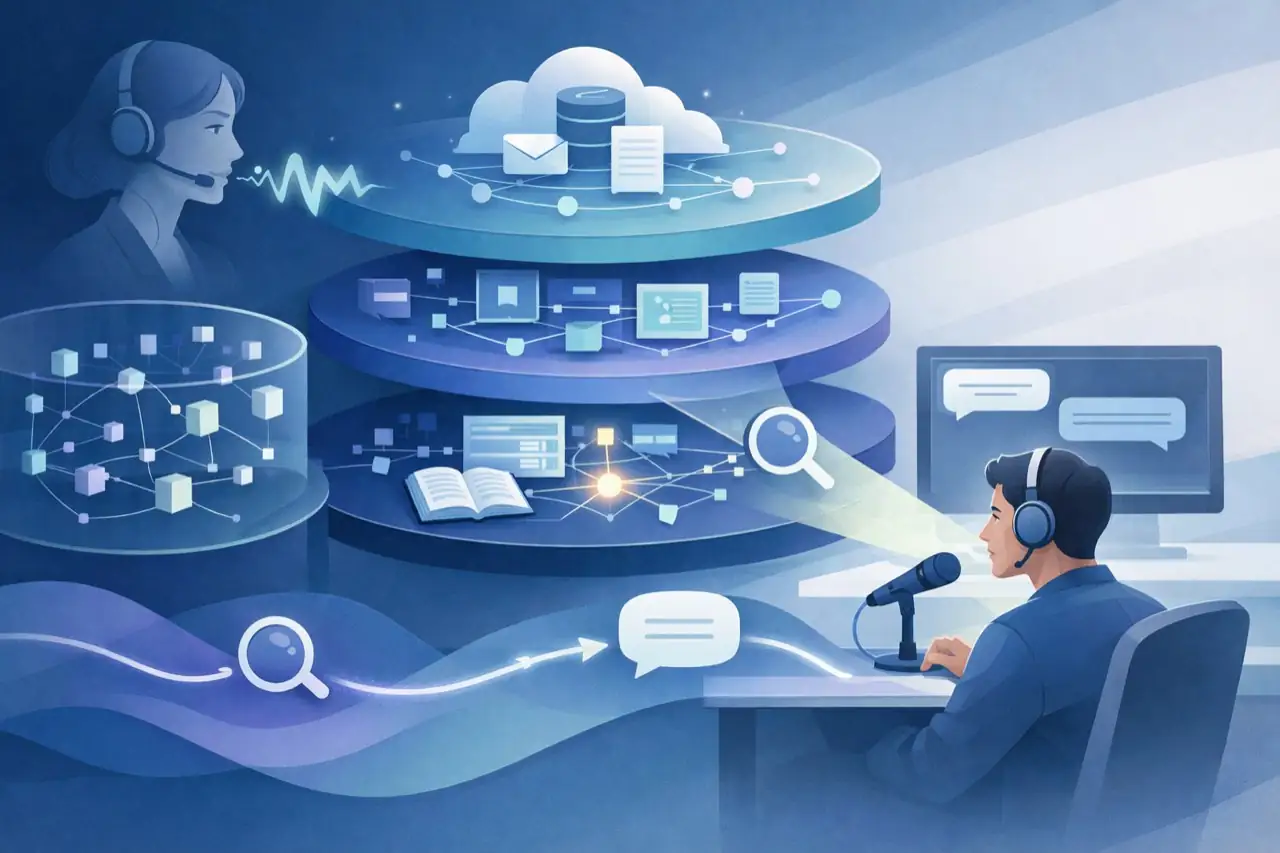 n8n RAG 與 Voice Agent 章節開場插畫